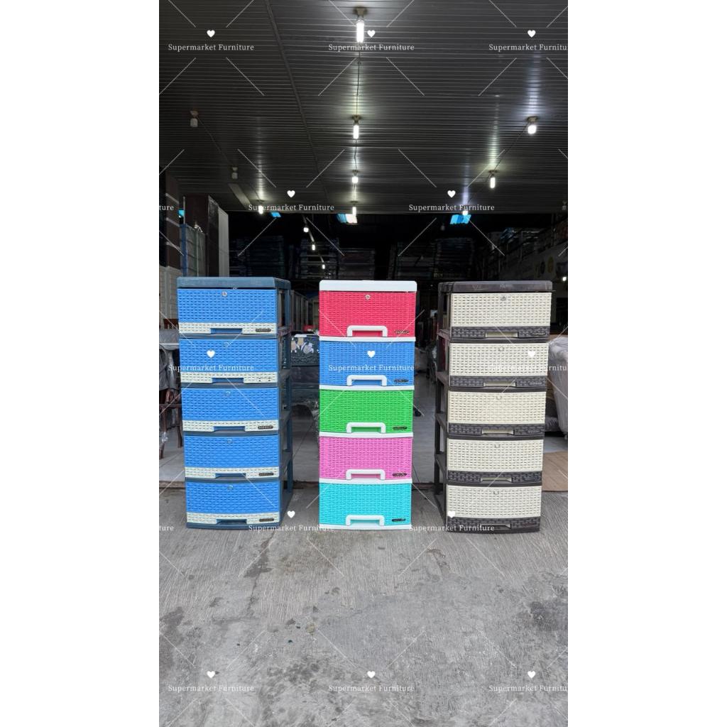 LEMARI PLASTIK NAPOLLY Rak Laci Napolly Full color Lemari CONTAN BB FC
