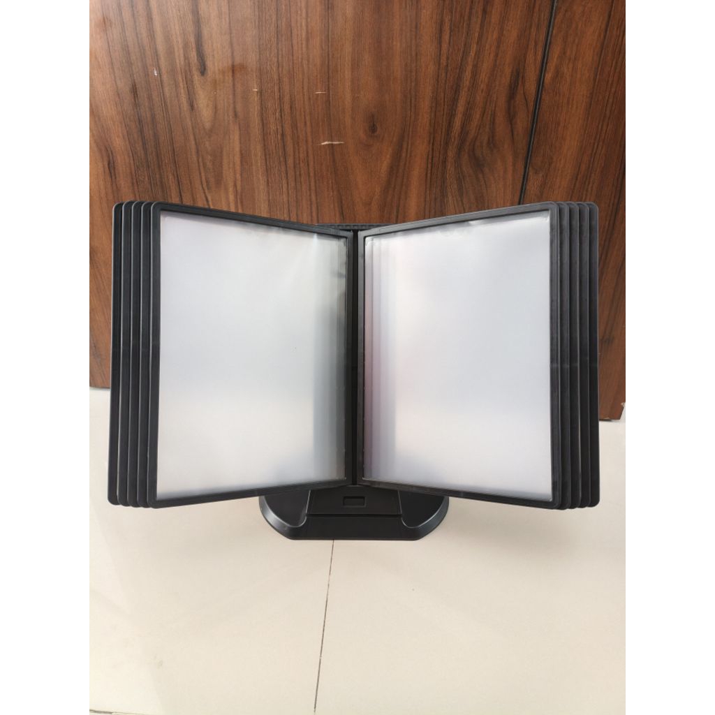 Stand Brosur A4 Premium 10 slide bolak balik