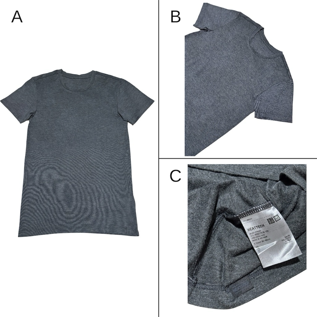 Uniqlo HEATTECH gray  S