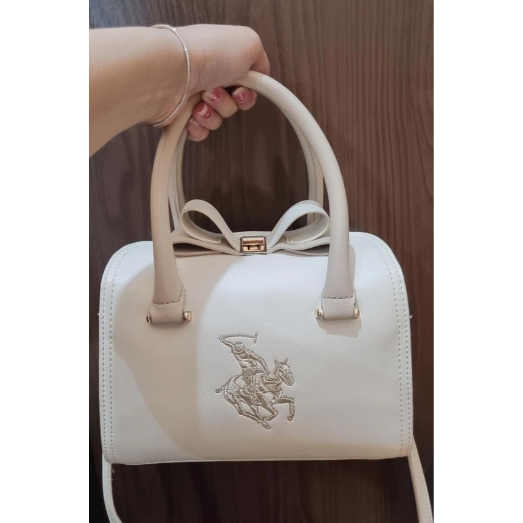 Preloved Tas Hand Bag Wanita Swiss Polo