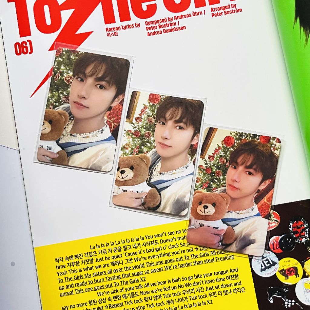 [set] photocard pc nct dream renjun boneka candy photobook special trading card