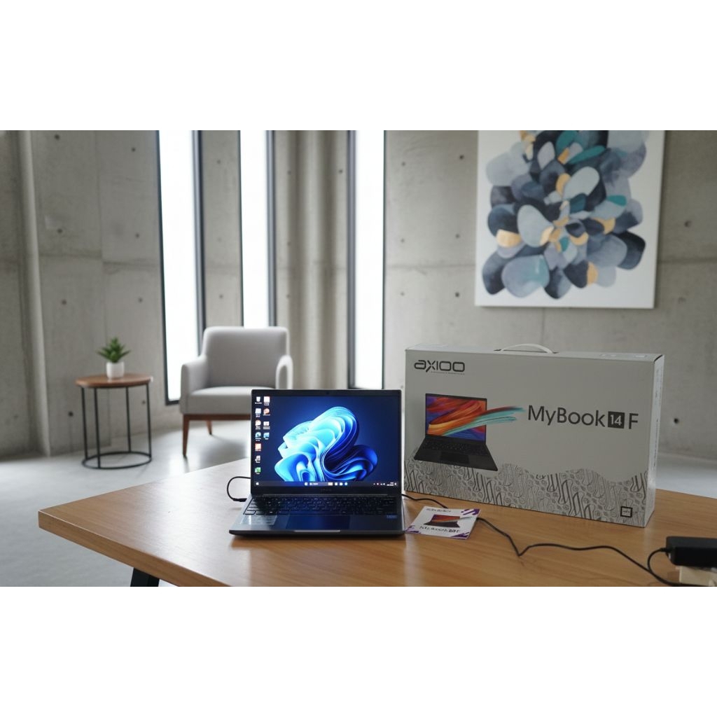 Axioo MyBook 14F • RAM 4GB • SSD 128GB • Layar 13.3"  (BEKAS)
