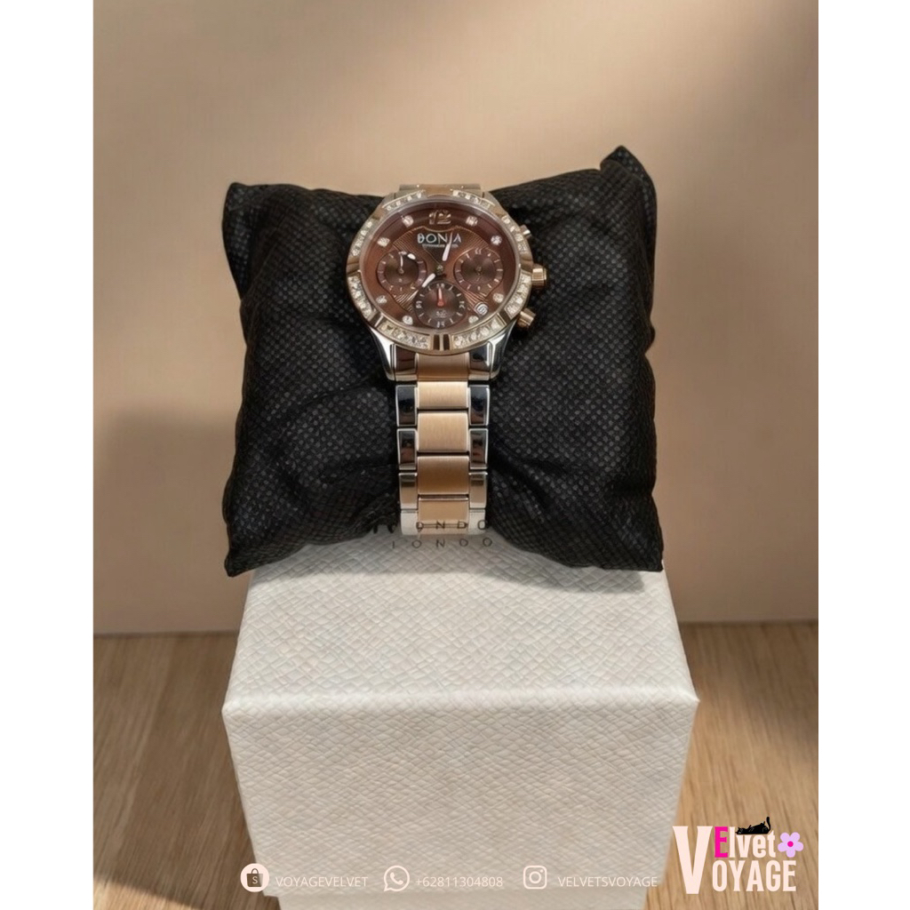 Bonia Women Chronograph Frotuna Watch Jam Tangan