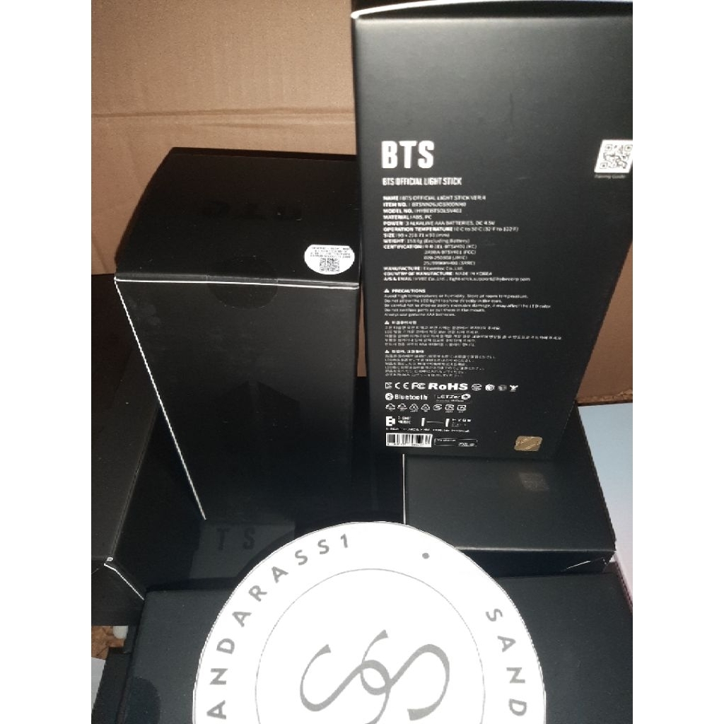 READY INA LIGHTSTICK BTS VER 4 ARMYBOMB VER 4
