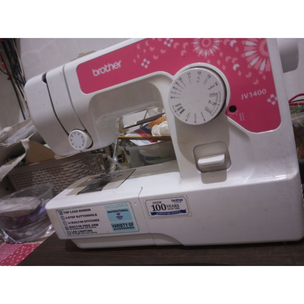 mesin jahit seken brother jv 1400