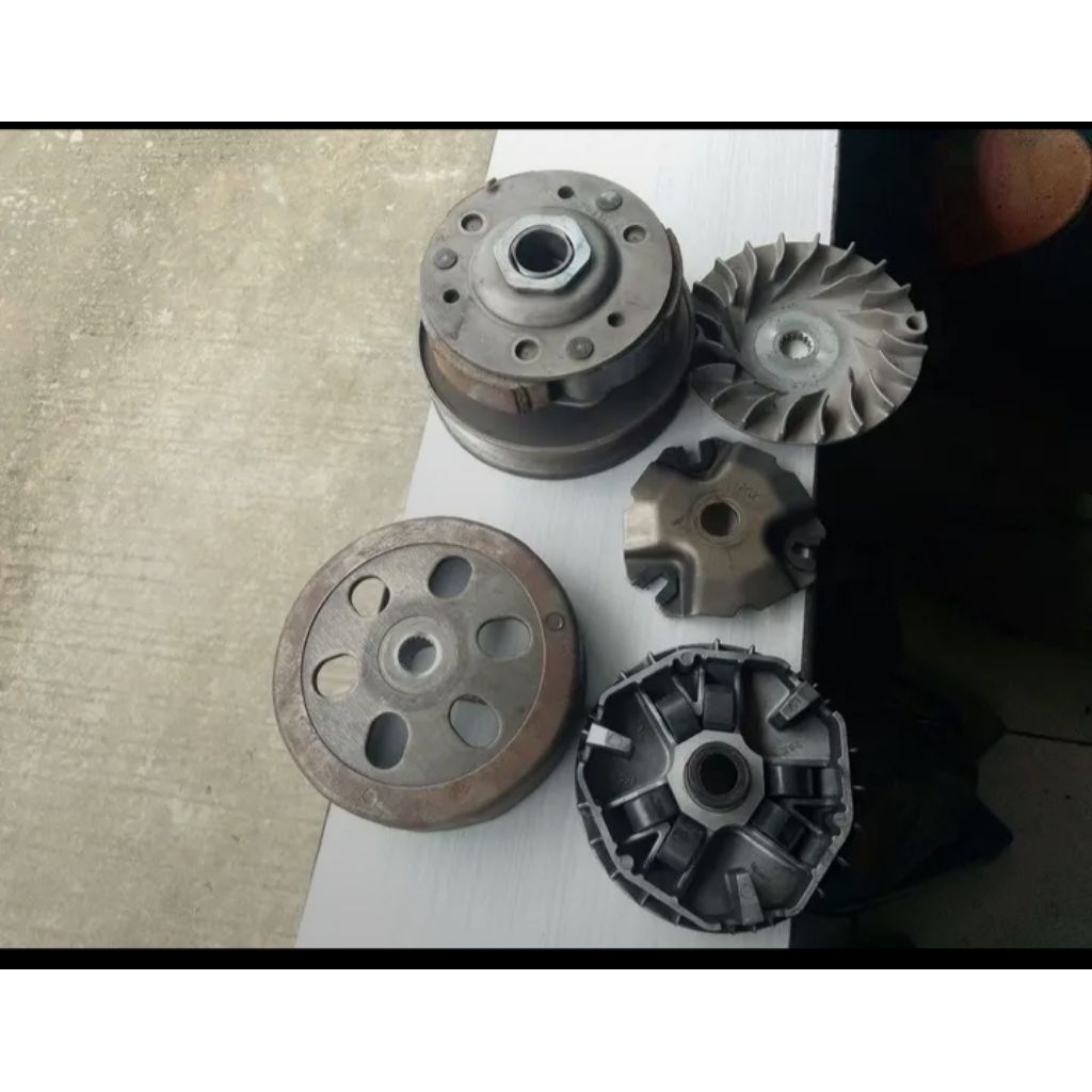 Paketan pully Assy rumah roller CVT komplit tinggal pasang motor Yamaha Mio M3 Mio Z Mio S soul GT L