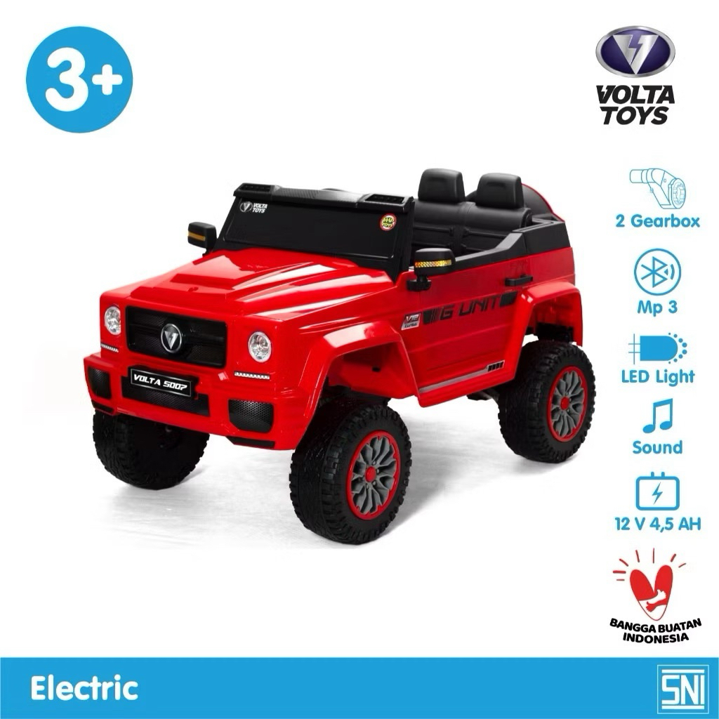 Mobil aki listrik anak Volta 5007 G-Unit Mobil remote bisa di naiki