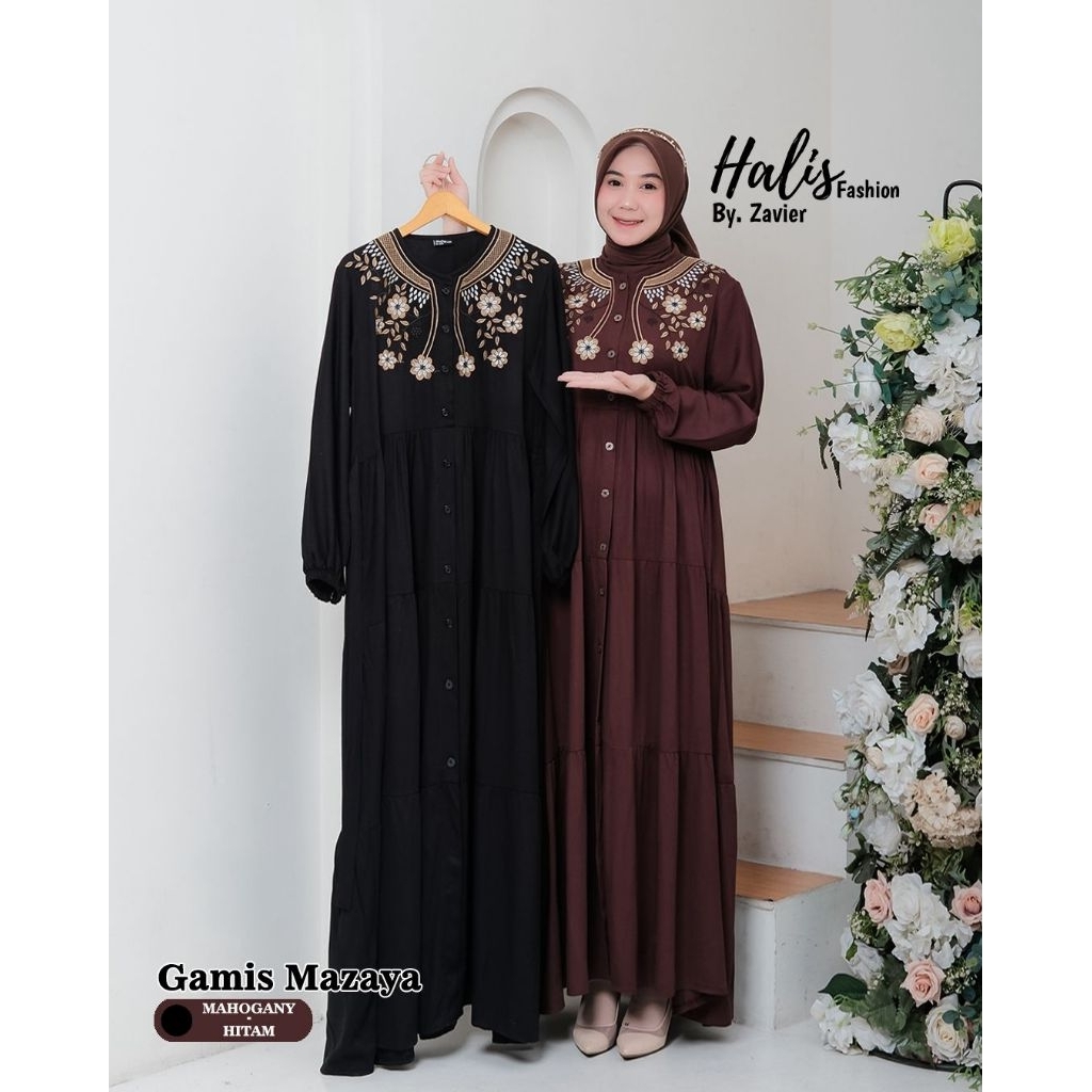 Alisa Dress Ori Halis Fashion by Zavier