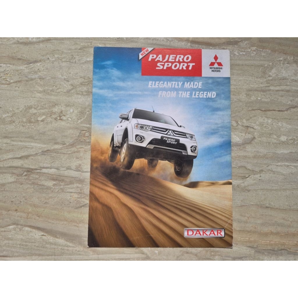 brosur katalog mobil mitsubishi pajero sport dakar 2013 leaflet