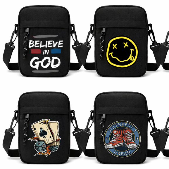 Tas Slingbag Mini Waterproof Pria Wanita Tas Selempang Kecil Casual Travel Tas HP Anti Air Premium