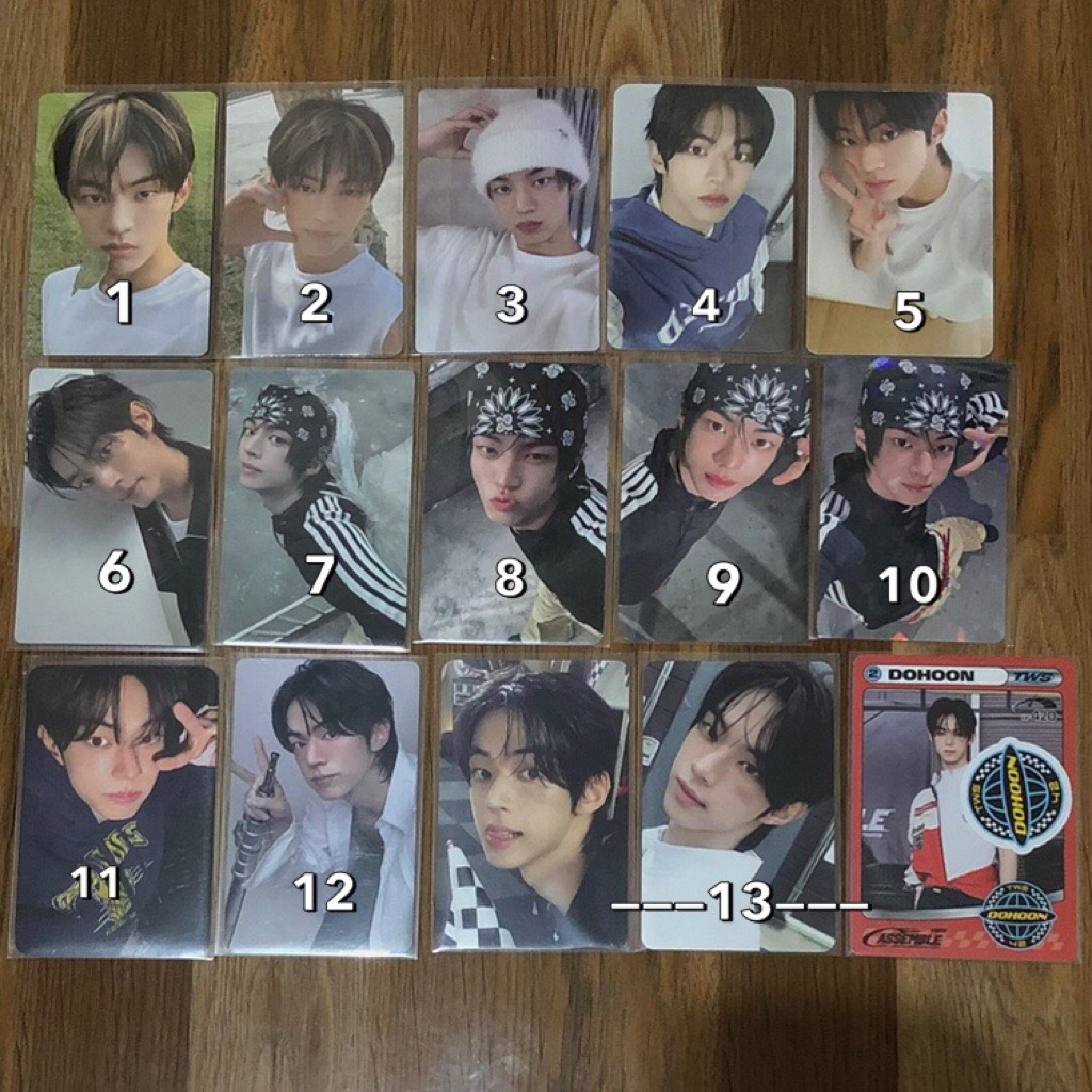 photocard dohoon tws play hard official