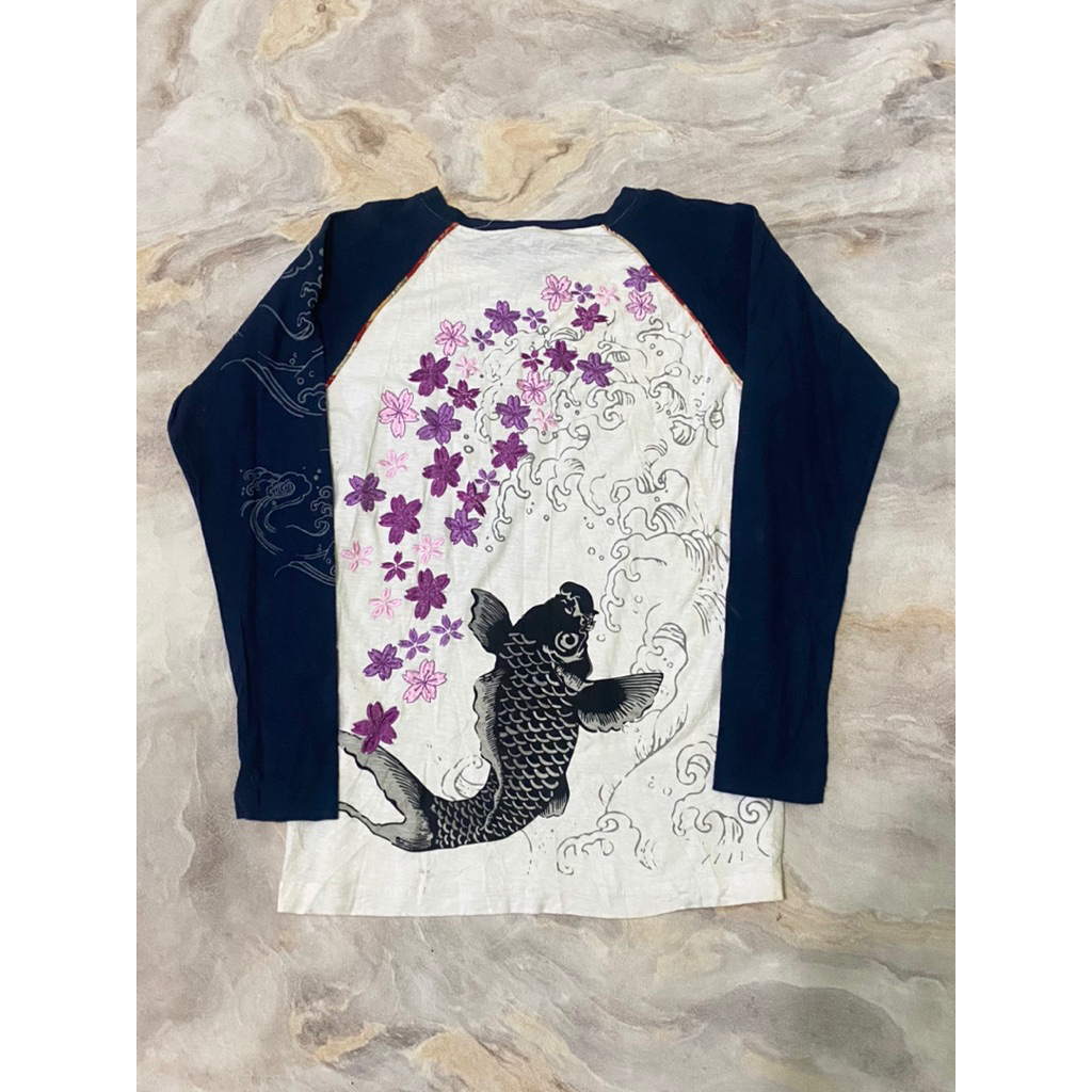 Longsleeve Japan Sukajan koi