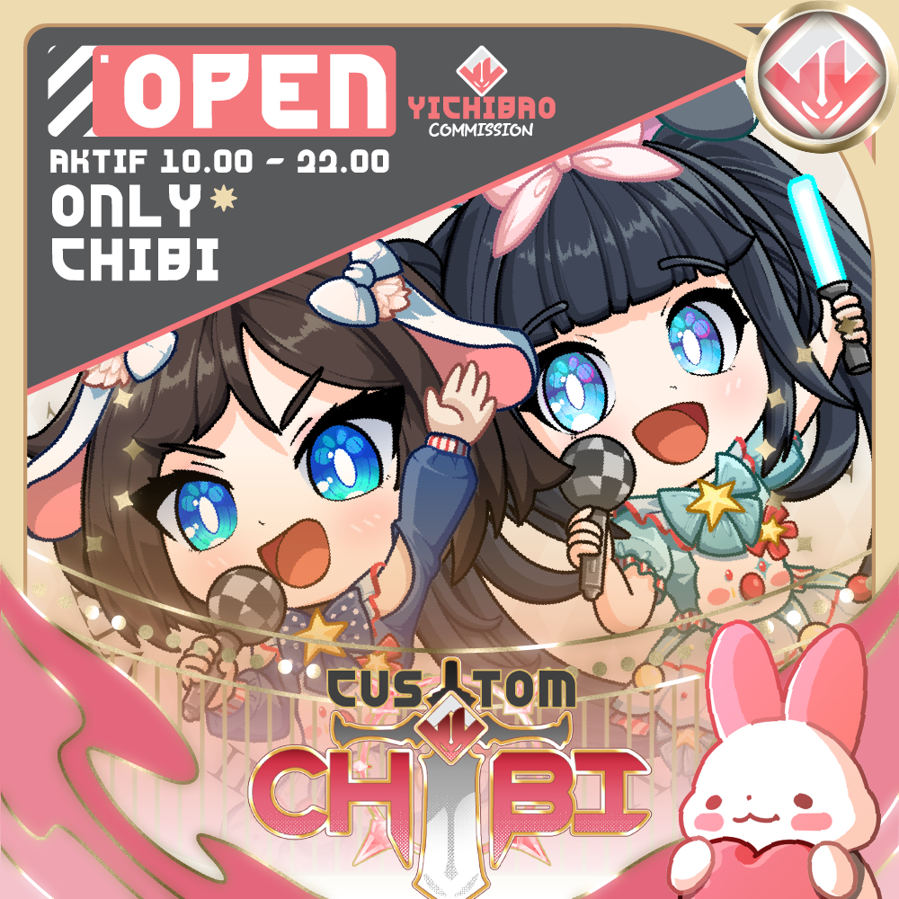 Jasa gambar Kustom Chibi / Commission Chibi