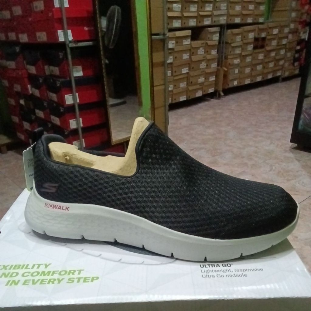 SKECHERS GO WALK FLEX MEN 216483/BKRD
