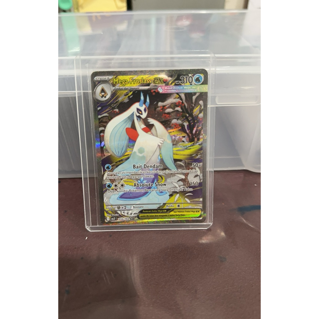 Mega Froslass ex SAR ORI pokemon card