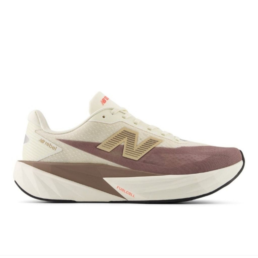 Sepatu Lari Nb FuelCell Rebel v5 " Beige Brown "