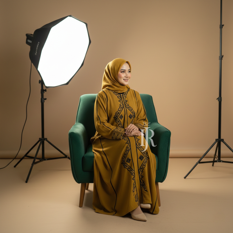 Safa Abaya Jumbo LD 130 Rayon Premium Busui Friendly Simple Elegan Gamis Harian Semi Formal