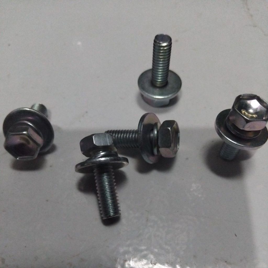 baut double ring m6x20 kunci 10 original harga 1pcs