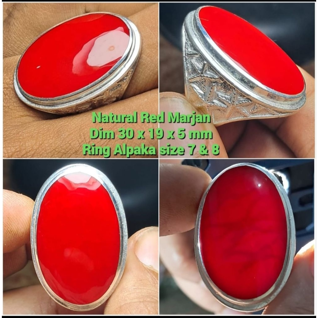cincin red marjan
