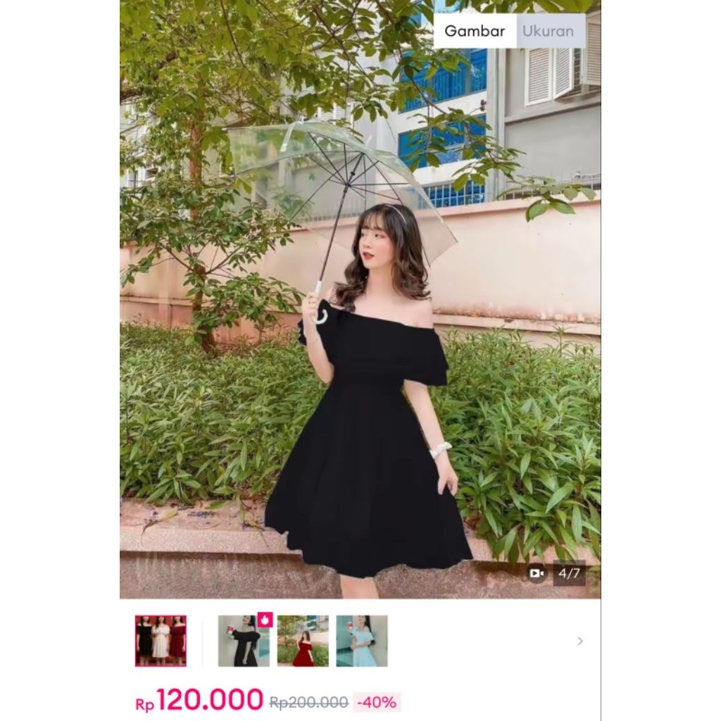 preloved dress sabrina