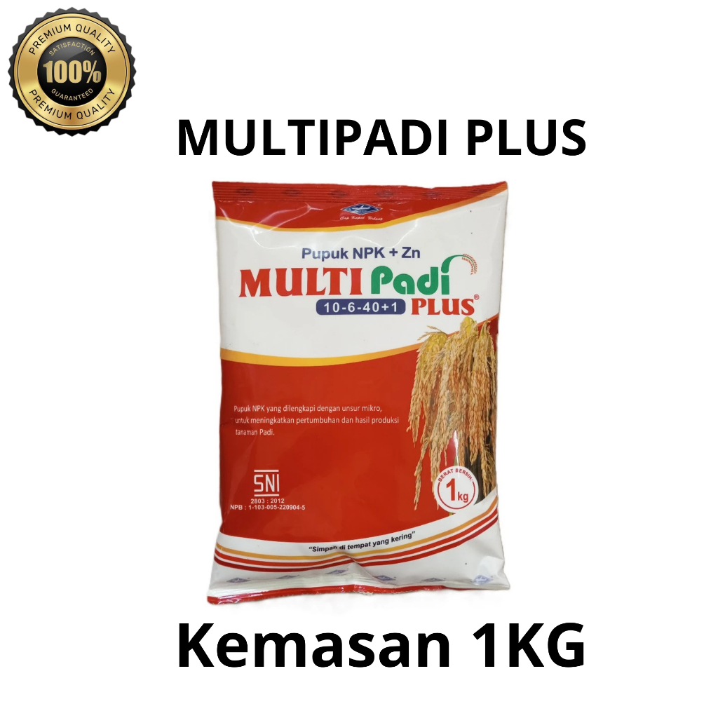 Multi Padi Plus 1 Kg Pupuk NPK Zn Untuk Padi