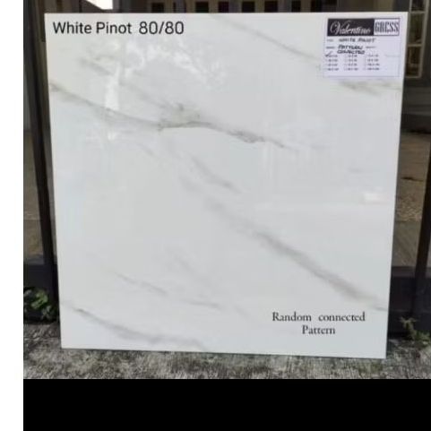 granit 80x80 White Pinot Glossy