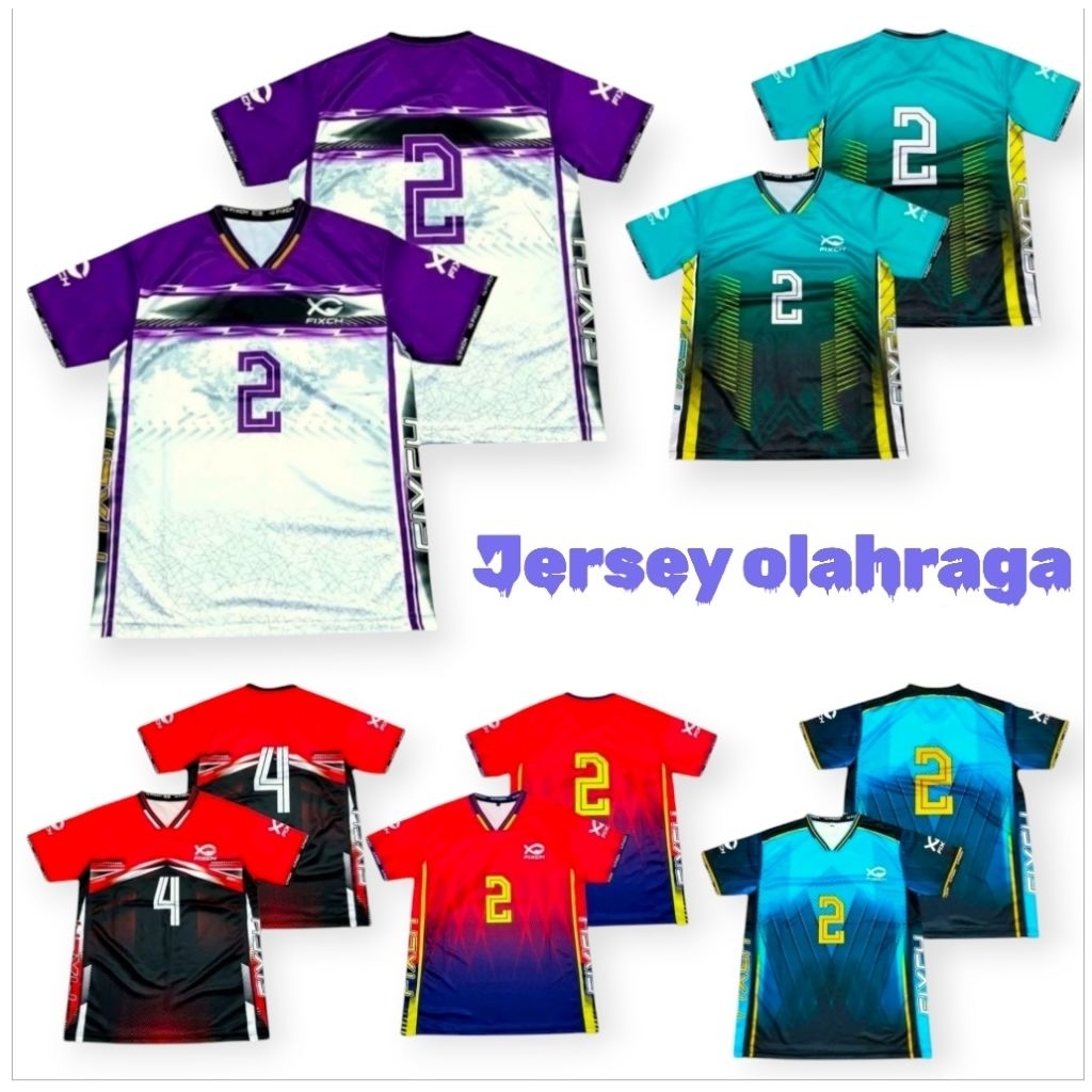 JERSEY VOLI 1 LUSIN FULL PRINTING VOLI JERSEY LUSINAN VOLI TARKAM VOLI JERSEY VOLI 1 LUSIN TEAM JERS