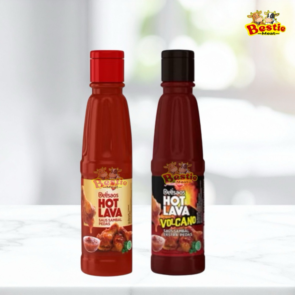 Delisaos Saus Hot Lava & Hot Lava Vulcano 130ml
