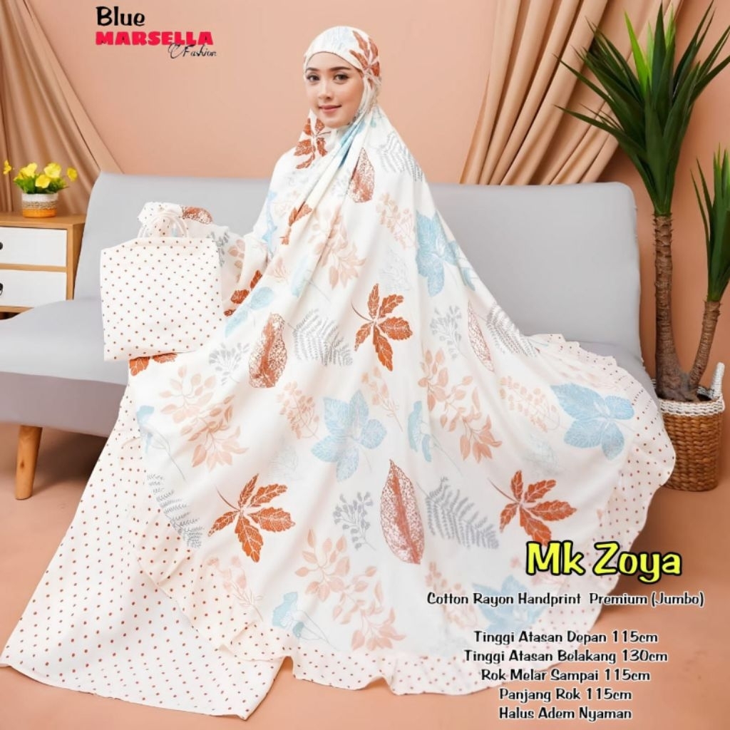 MUKENA RAYON DEWASA CANTIKA MUKENA ZOYA BY MARSELA