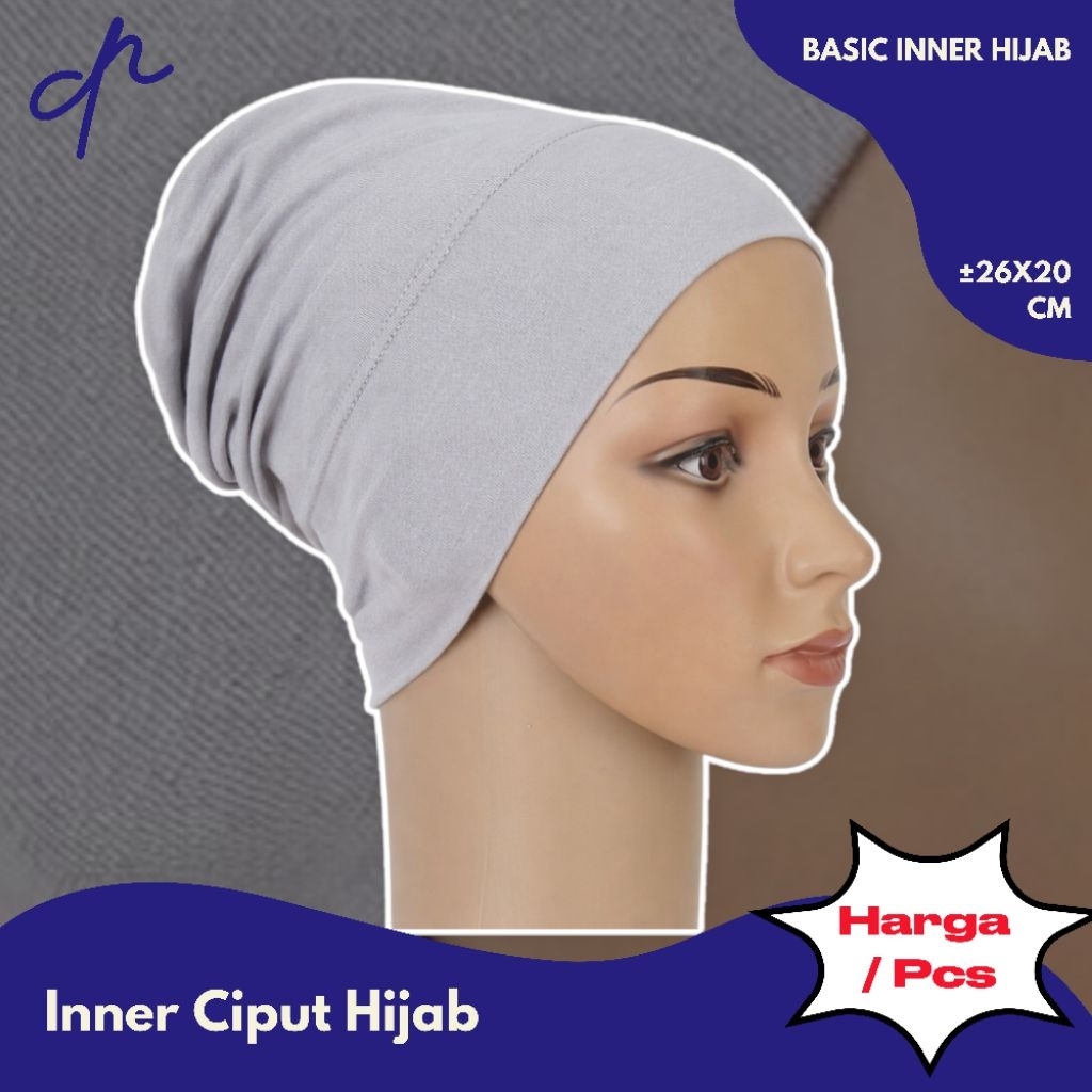 [D.N] INNER CIPUT HIJAB / DALAMAN HIJAB BAHAN RAYON / BASIC INNER HIJAB