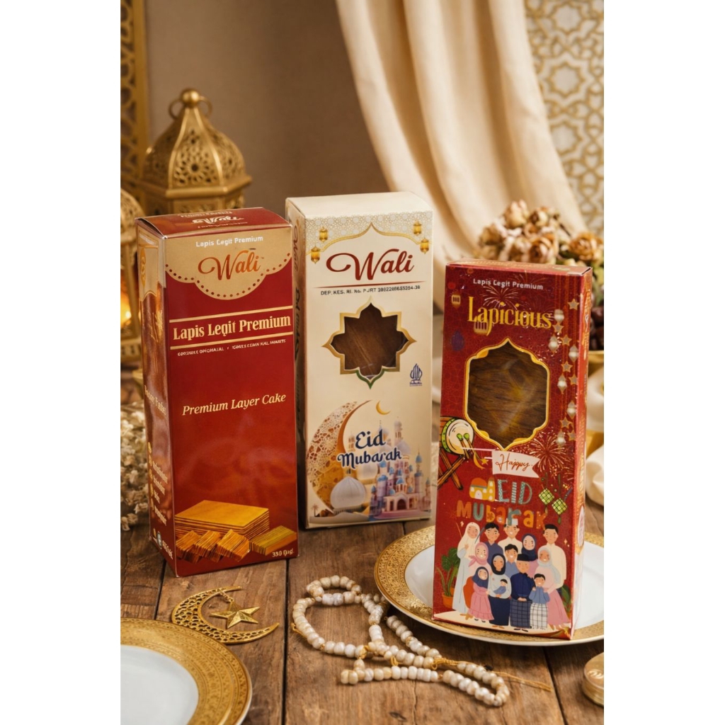 KUE LAPIS LEGIT WALI PREMIUM KEMASAN HAMPERS IDUL FITRI WALI LAPIS LEGIT WALI SIGNATURE