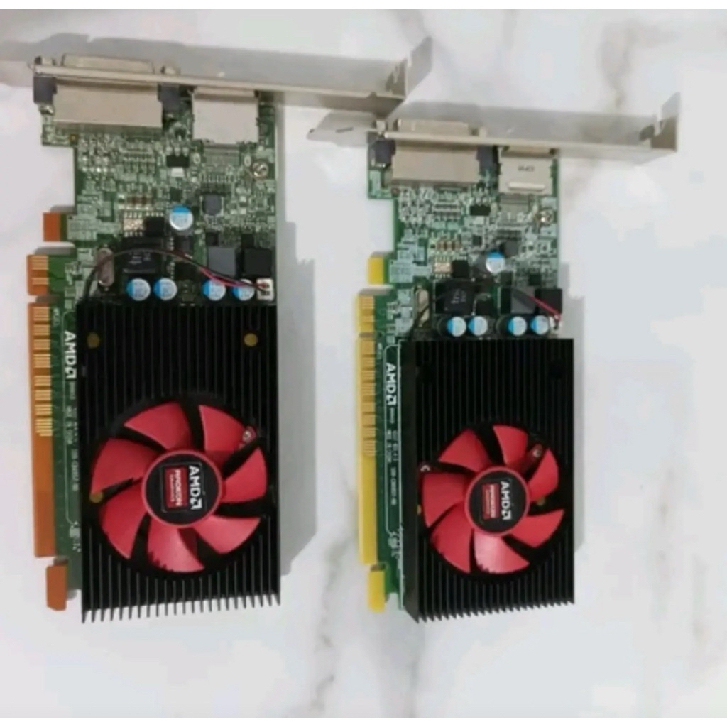 Vga Card PC Tipe AMD Radeon R7 200 Series 2 GB 64 Bit DDR5 Profil PC Standar Mantap Support mobo Int