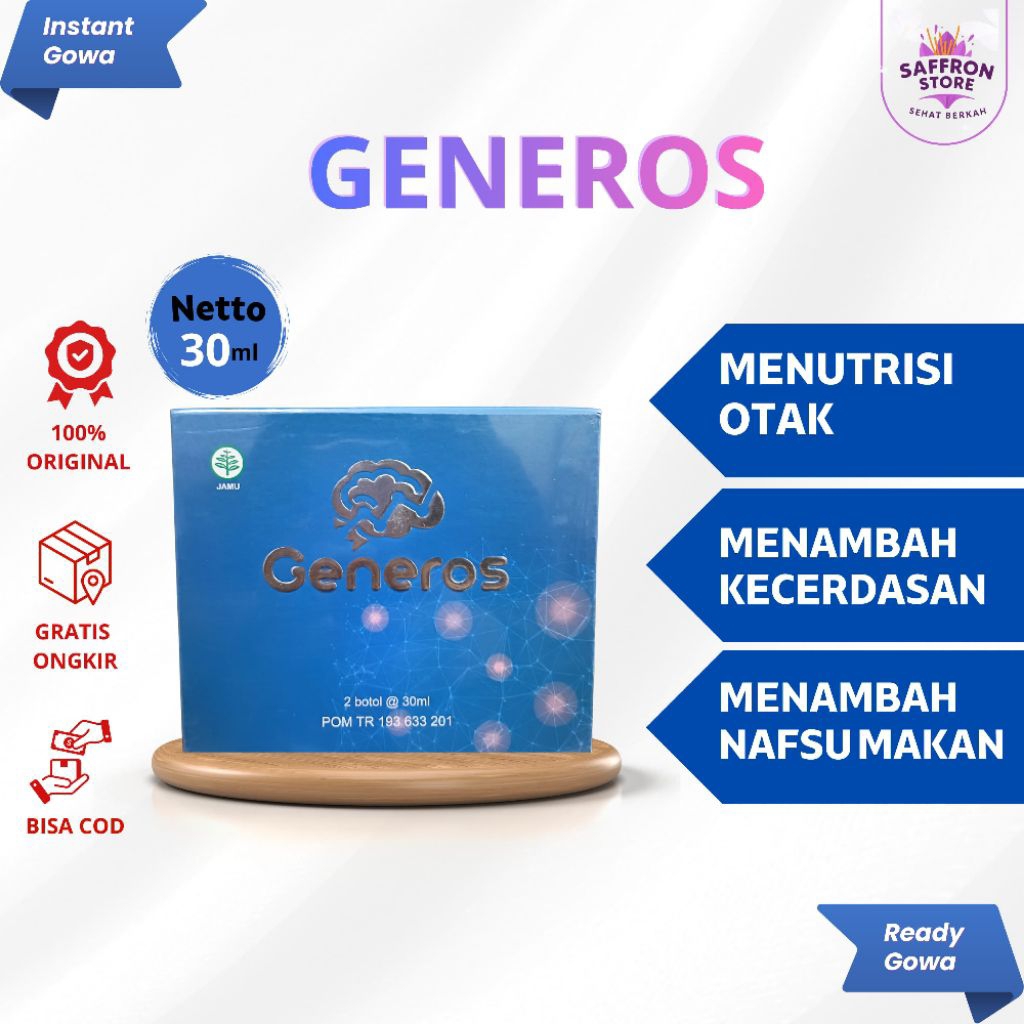 Generos Vitamin Otak Anak 30Ml
