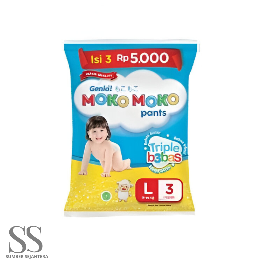 MOKO MOKO PANTS L3 (1 PAK ISI 3 PCS)