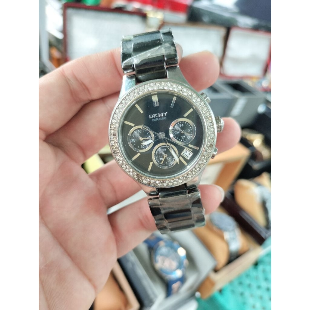 jam tangan Dkny original ladies diamond