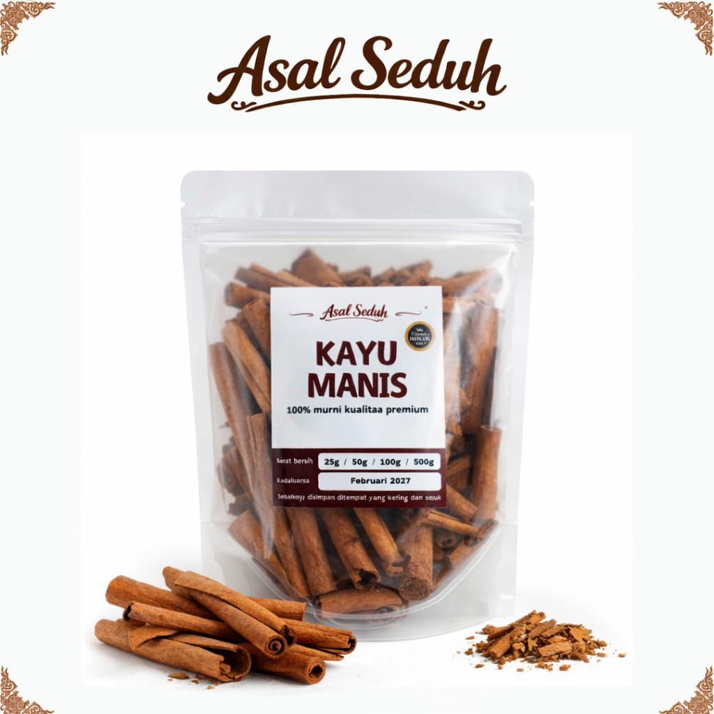 KAYU MANIS KERING PREMIUM (Rempah-Rempah)