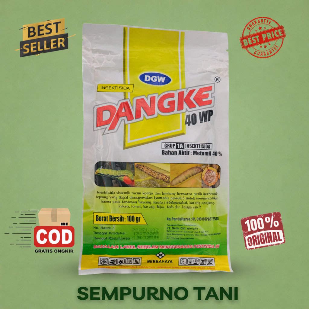 INSEKTISIDA - DANGKE 40 WP - 100 GRAM - Metomil - DGW integrate endure