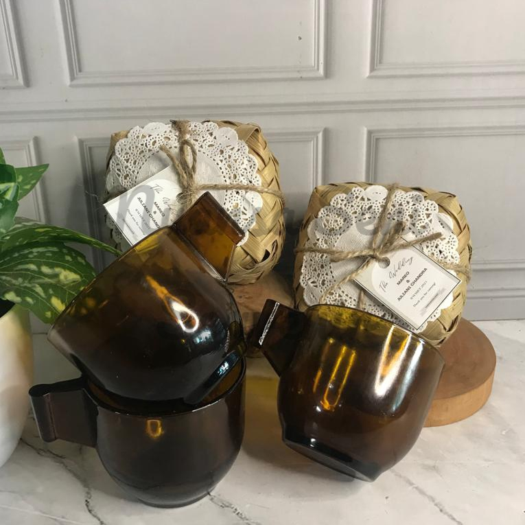 Souvenir Gelas Minum Jamu Gelas Cangkir Kopi Mug Kaca Warna Gelas BBC Cangkir Turki