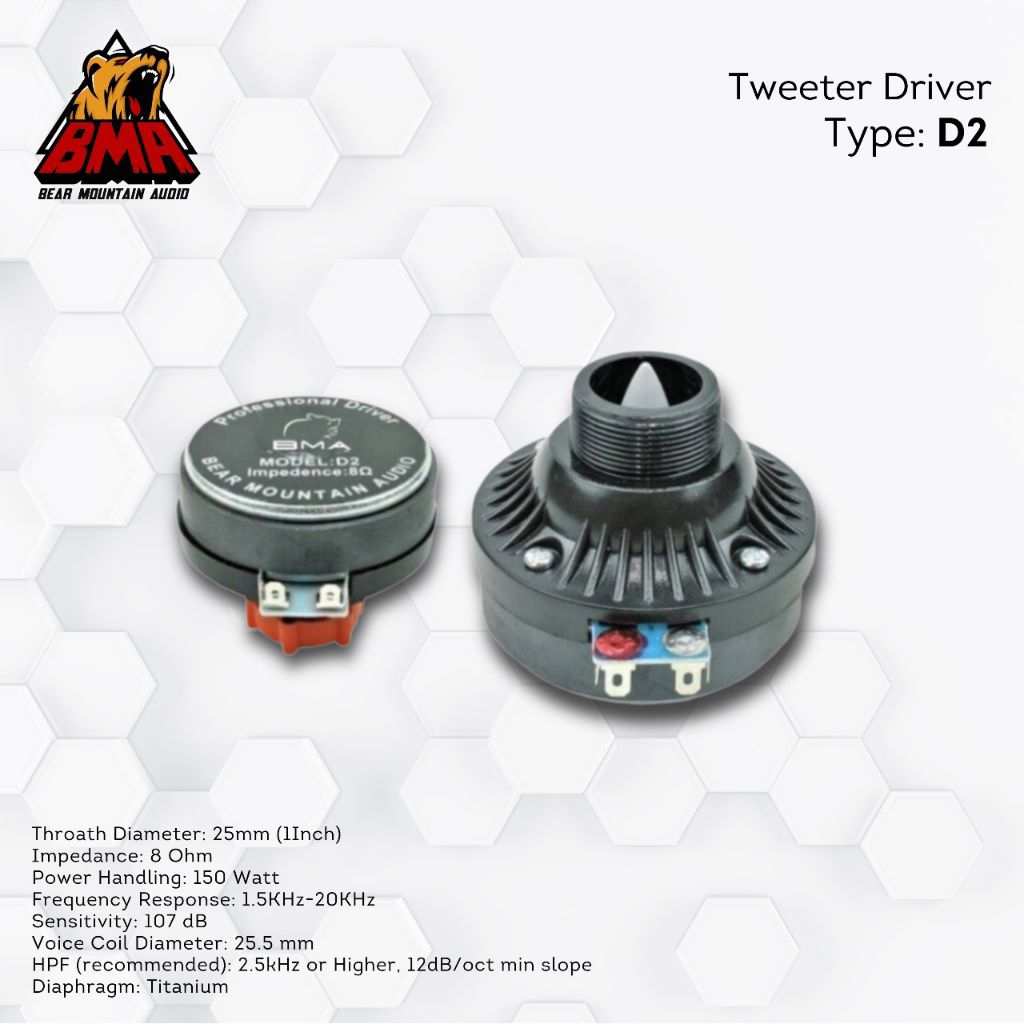 tweeter driver BMA D2 | BMA original