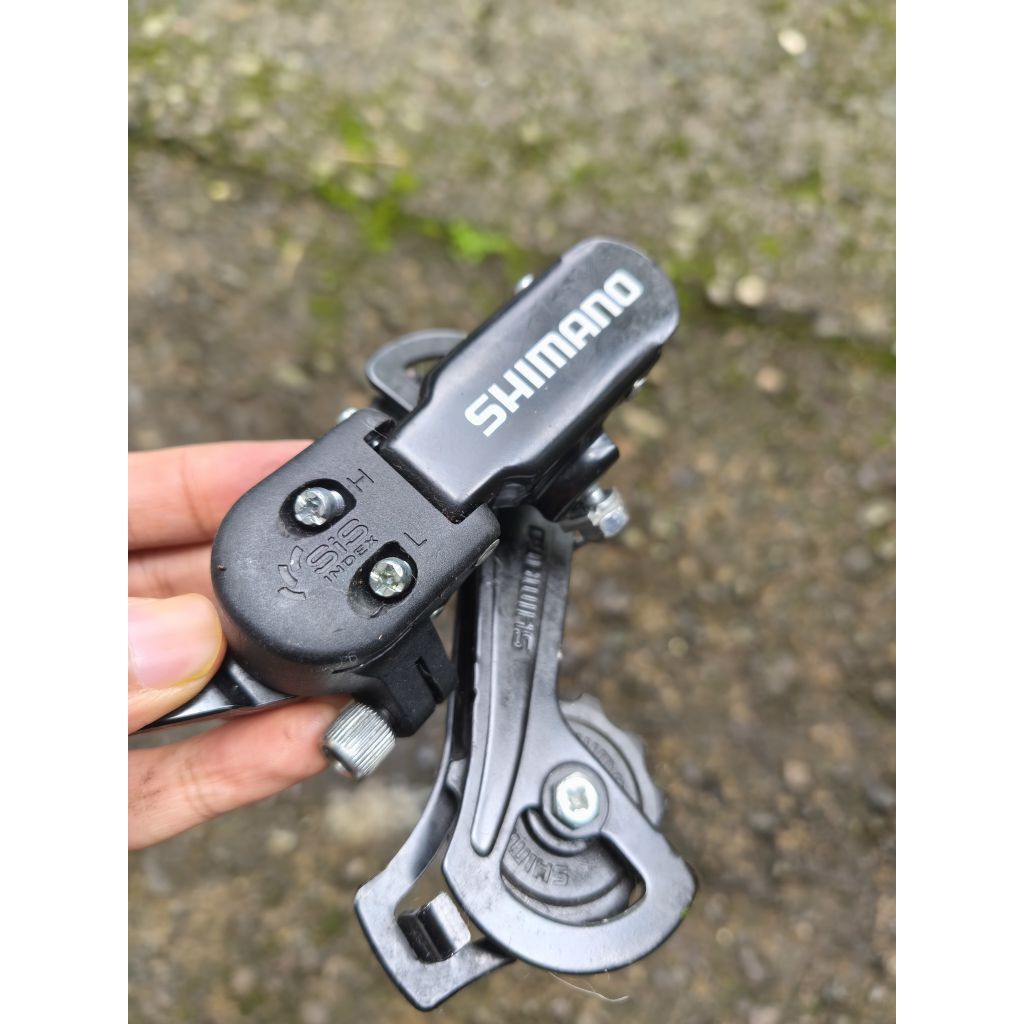 Rear Derailleur 7 Speed Shimano Tourney TZ31 Bekas Copotan Polygon Monarch