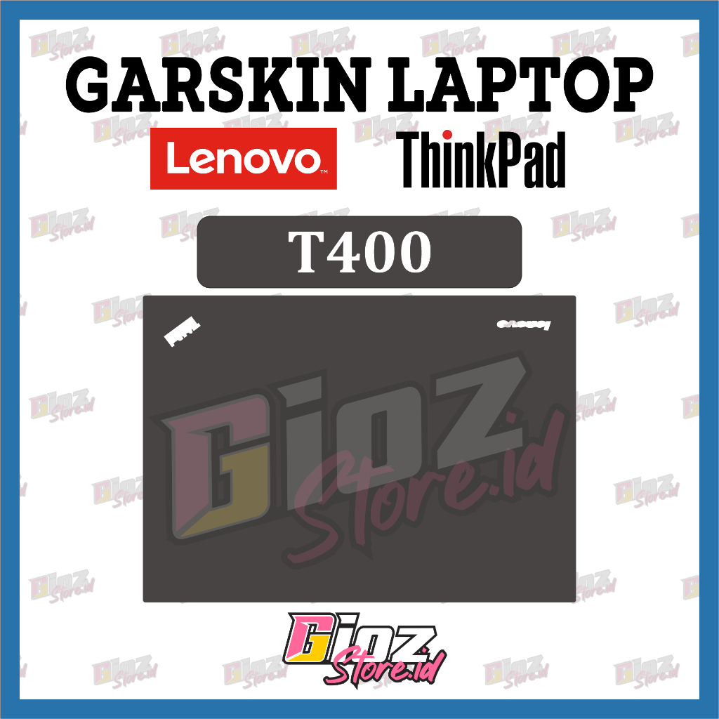 Garskin Laptop T400 Lenovo Thinkpad Hitam`