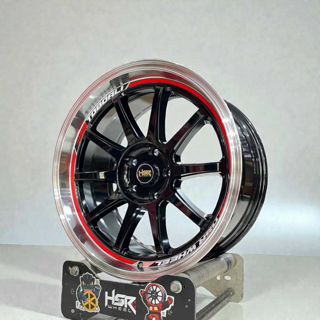 Velg Mobil Ring 18 HSR Toboali PCD 5x114.3 || Velg Racing HSR Toboali R17 4Pcs