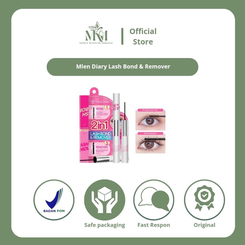 [MaskerMksr] Mlen Diary Lash Bond & Remover | Lem Bulumata