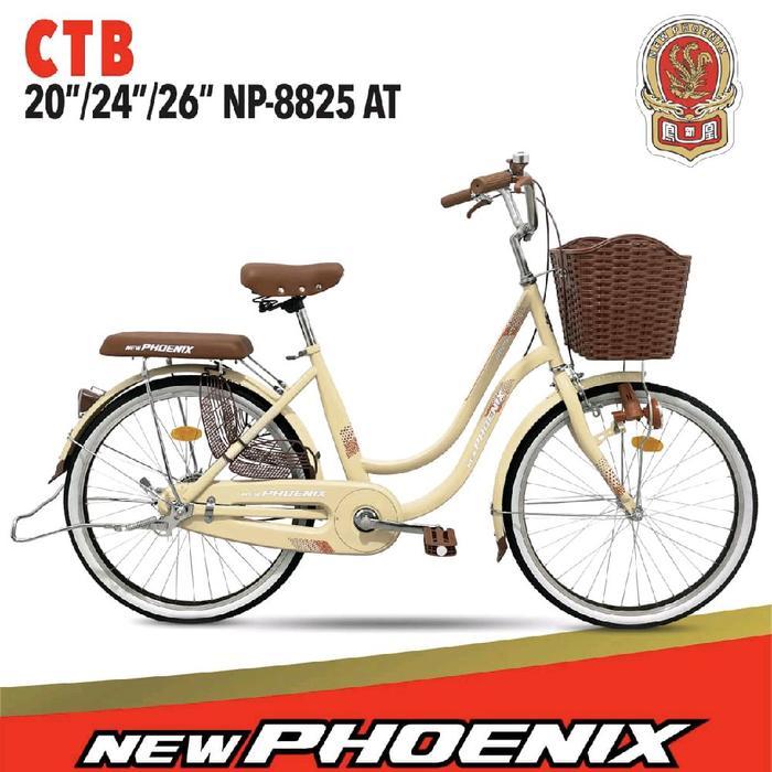 Sepeda mini keranjang 24 dan 26 inch new phoenix dewasa dan anak remaja high quality sni new