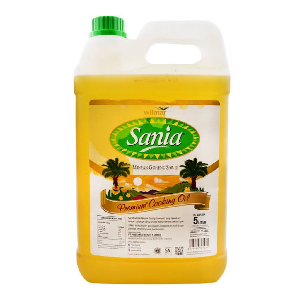 minyak goreng 5 liter Sania kompan