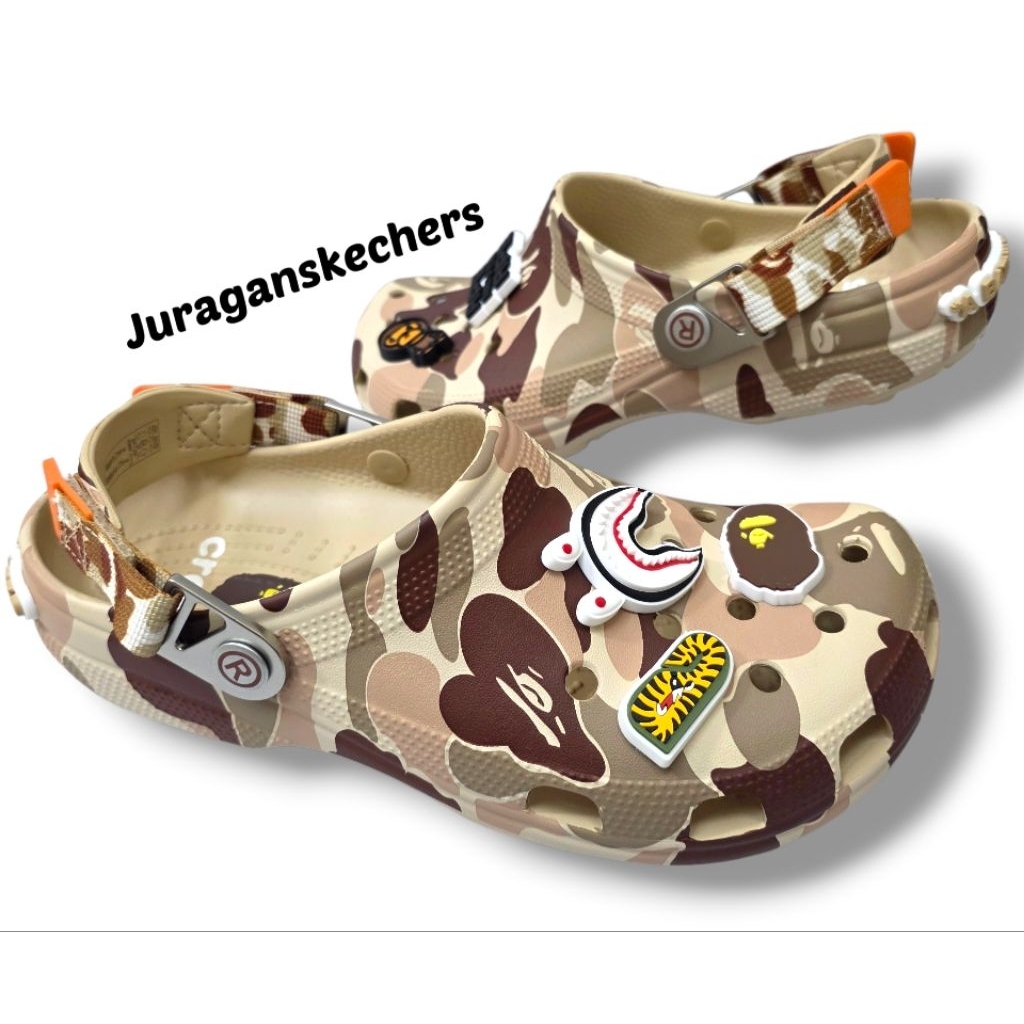 hot product crocs x bape/sandal crocs x bape/sandal pria/crocs pria (crocs classic x bape)