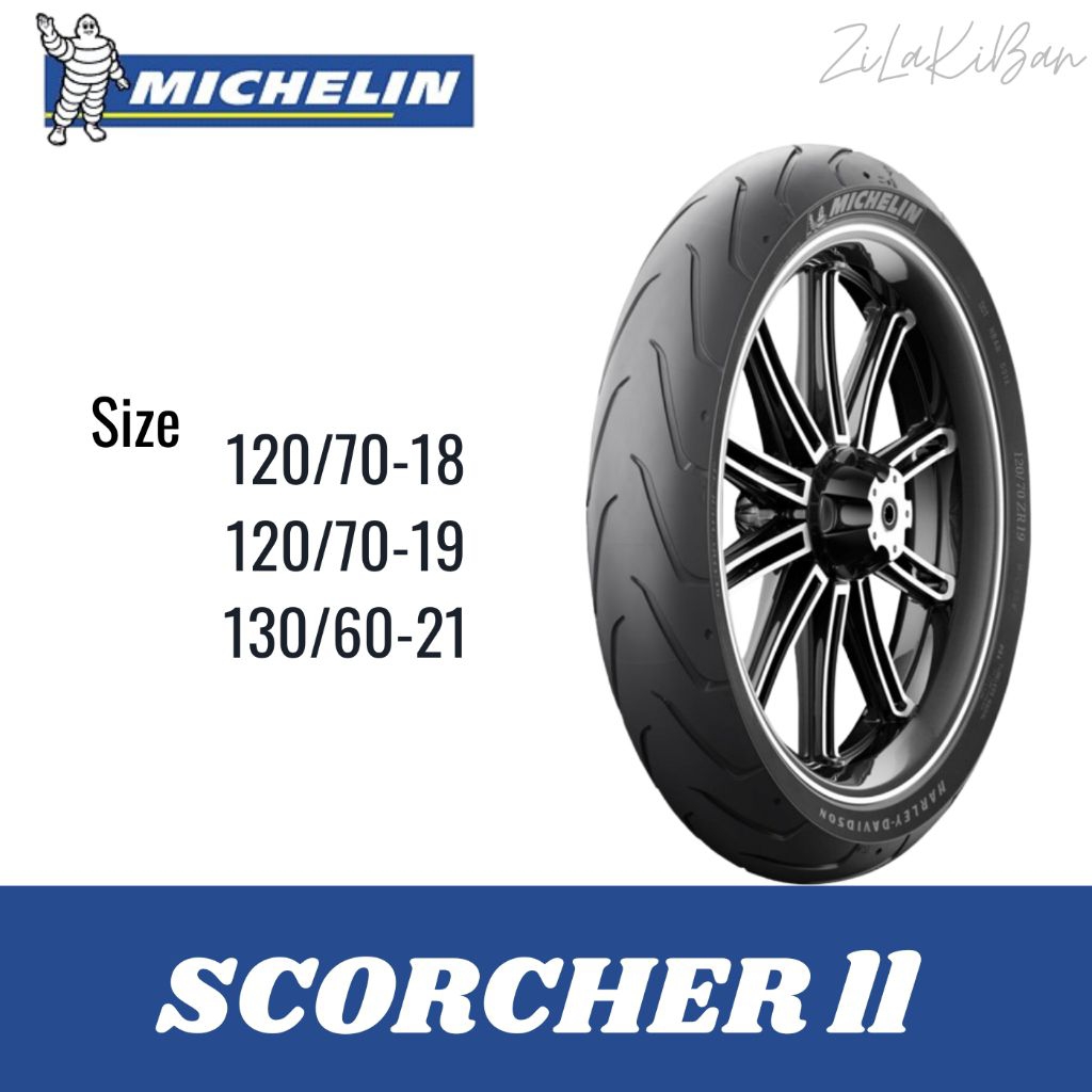 Ban Luar Michelin SCORCHER II Harley Davidson Ring 18,19,21