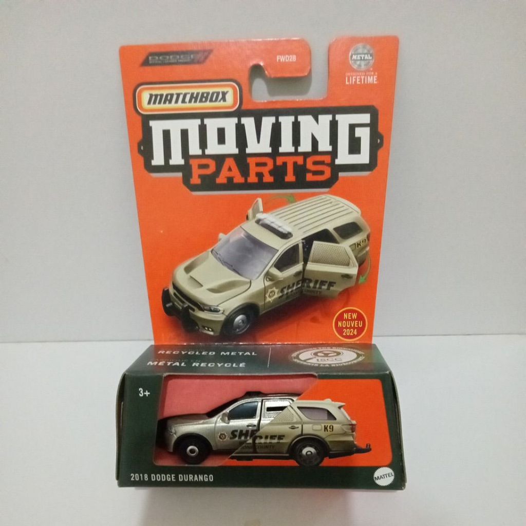 matchbox 2018 dodge durango moving parts