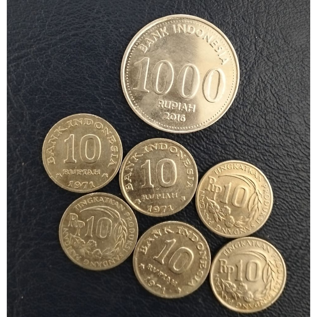 Koin 10 Rupiah kanycing th 1971