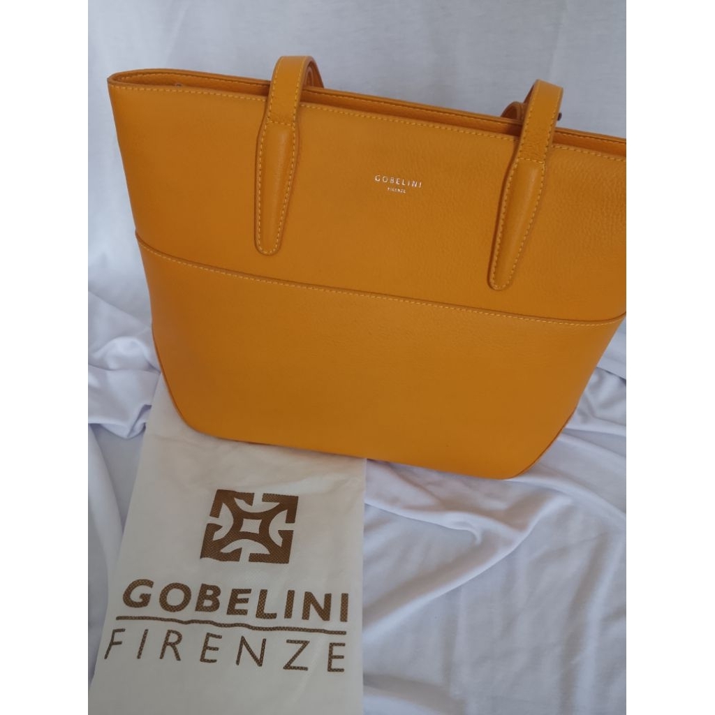 PRELOVED Tas Gobelini Firenze Kulit